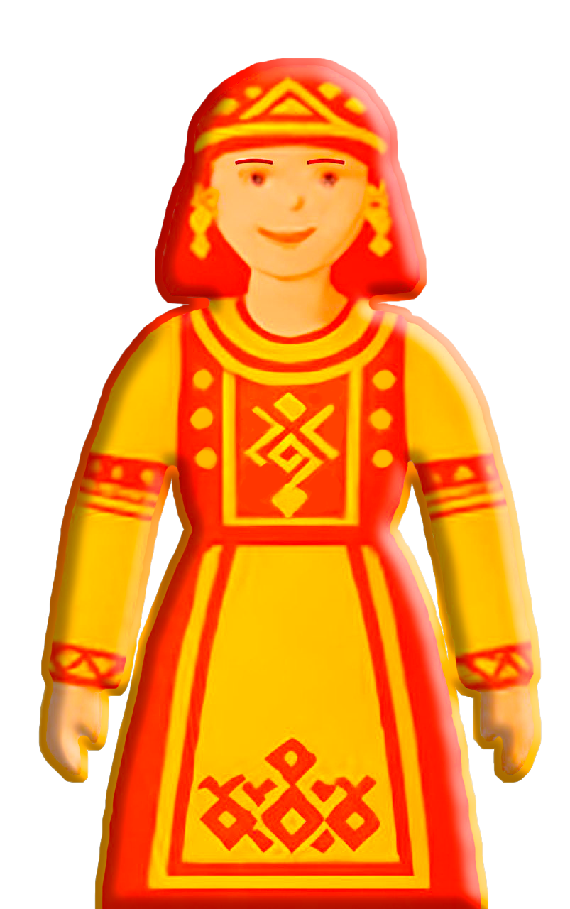 Девушка в национальном костюме